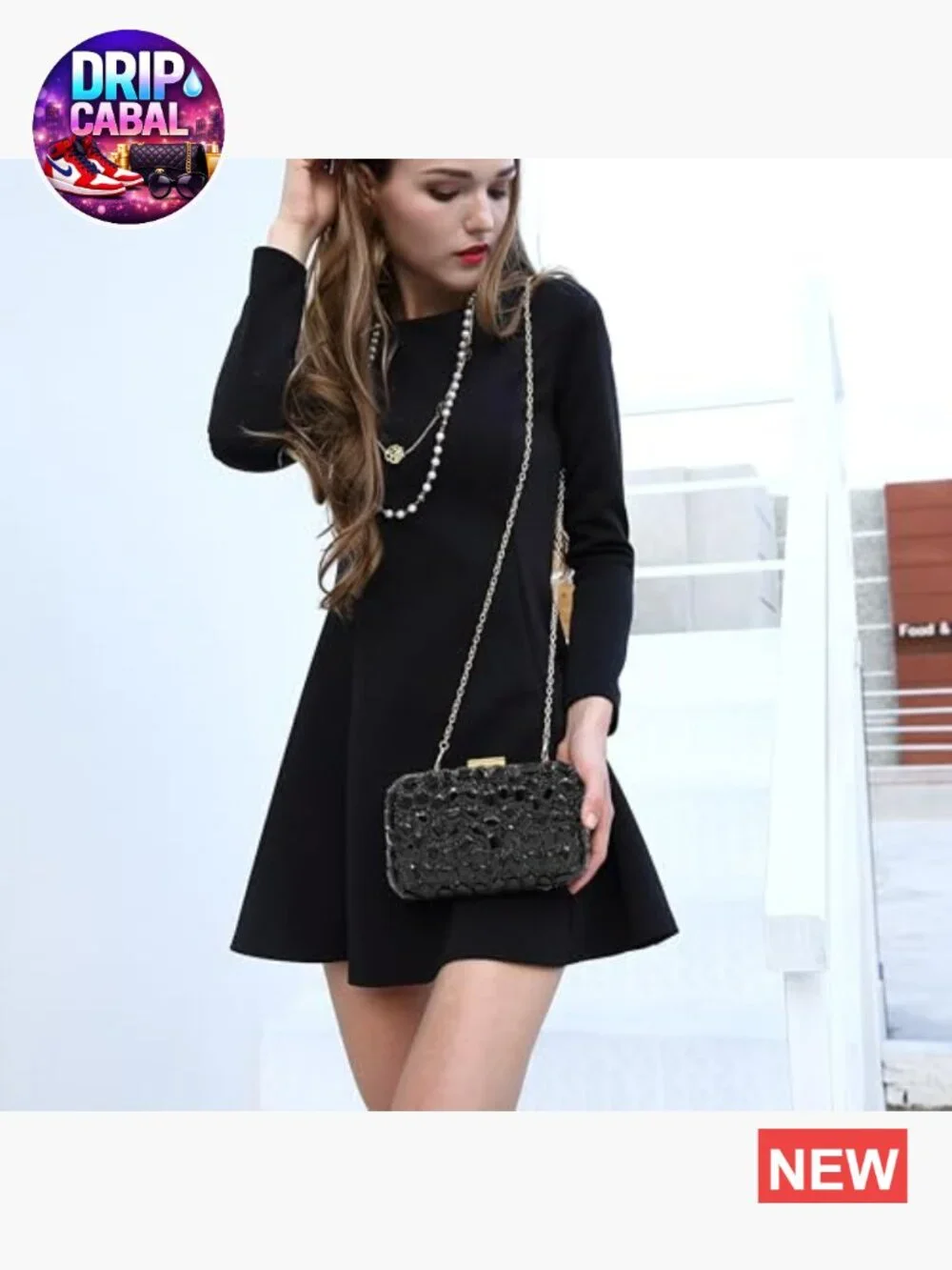 Crystal Gemstone Clutch Evening Bag with Gold Frame and Chain Strap